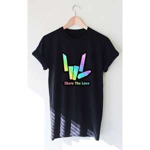 Share The Love Stephen Sharer Singer Black Unisex Shirt